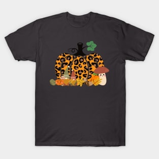 Leopard printed halloween T-Shirt